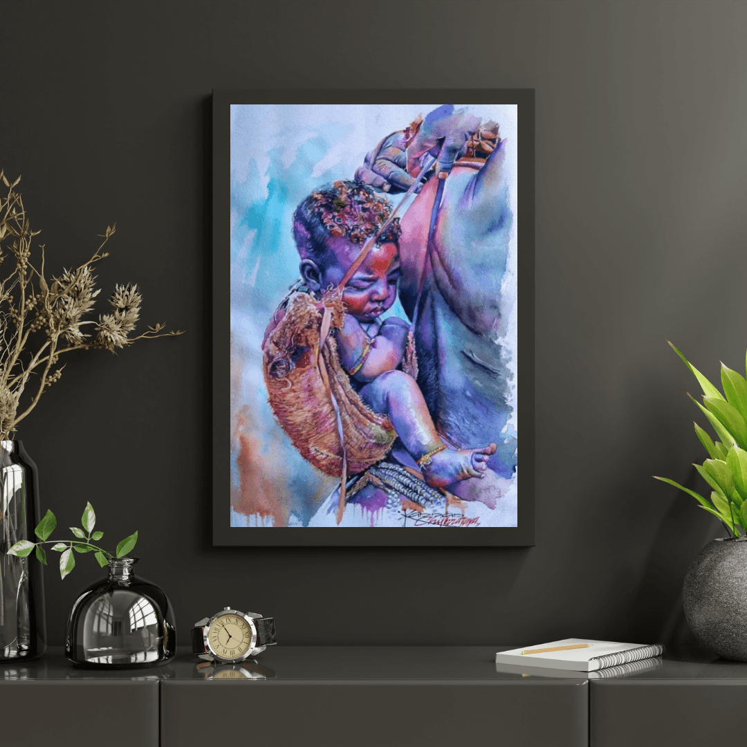 Diamantmaleri Afrikansk mor - SEOS Shop ®