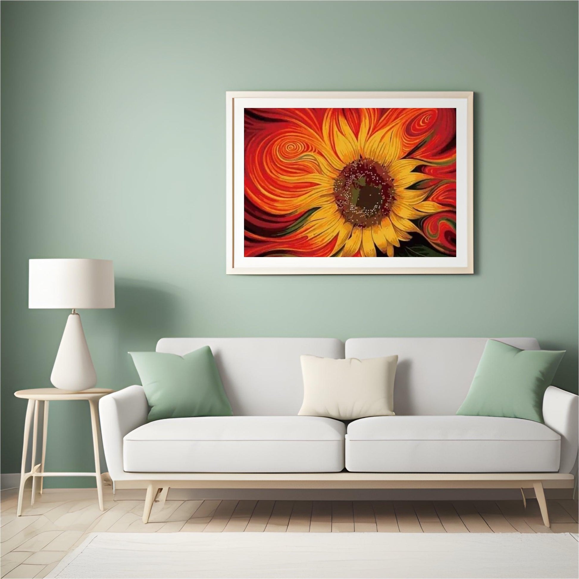 Diamantmaleri Kunstnerisk Solsikke - SEOS Shop ®