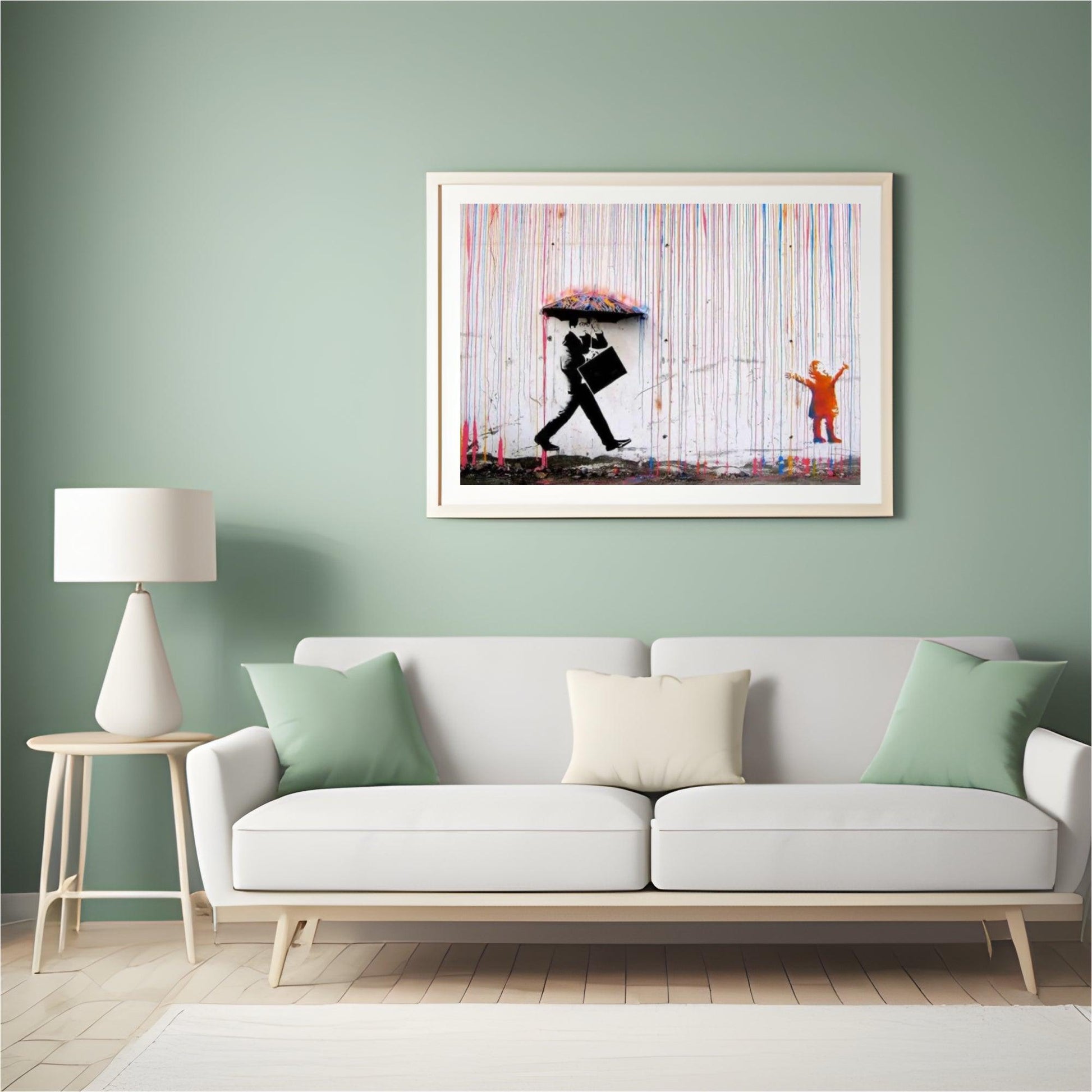 Diamantmaleri Banksy – Farveregn - SEOS Shop ®