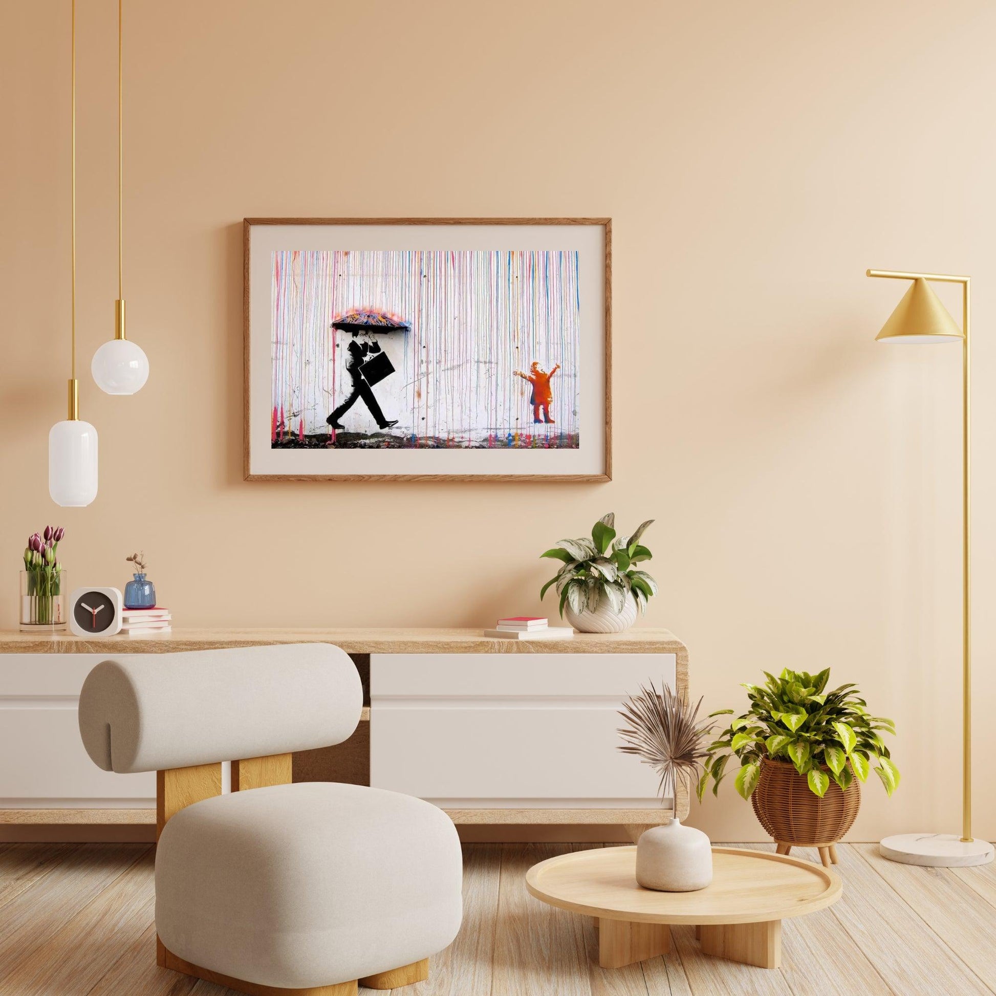 Diamantmaleri Banksy – Farveregn - SEOS Shop ®
