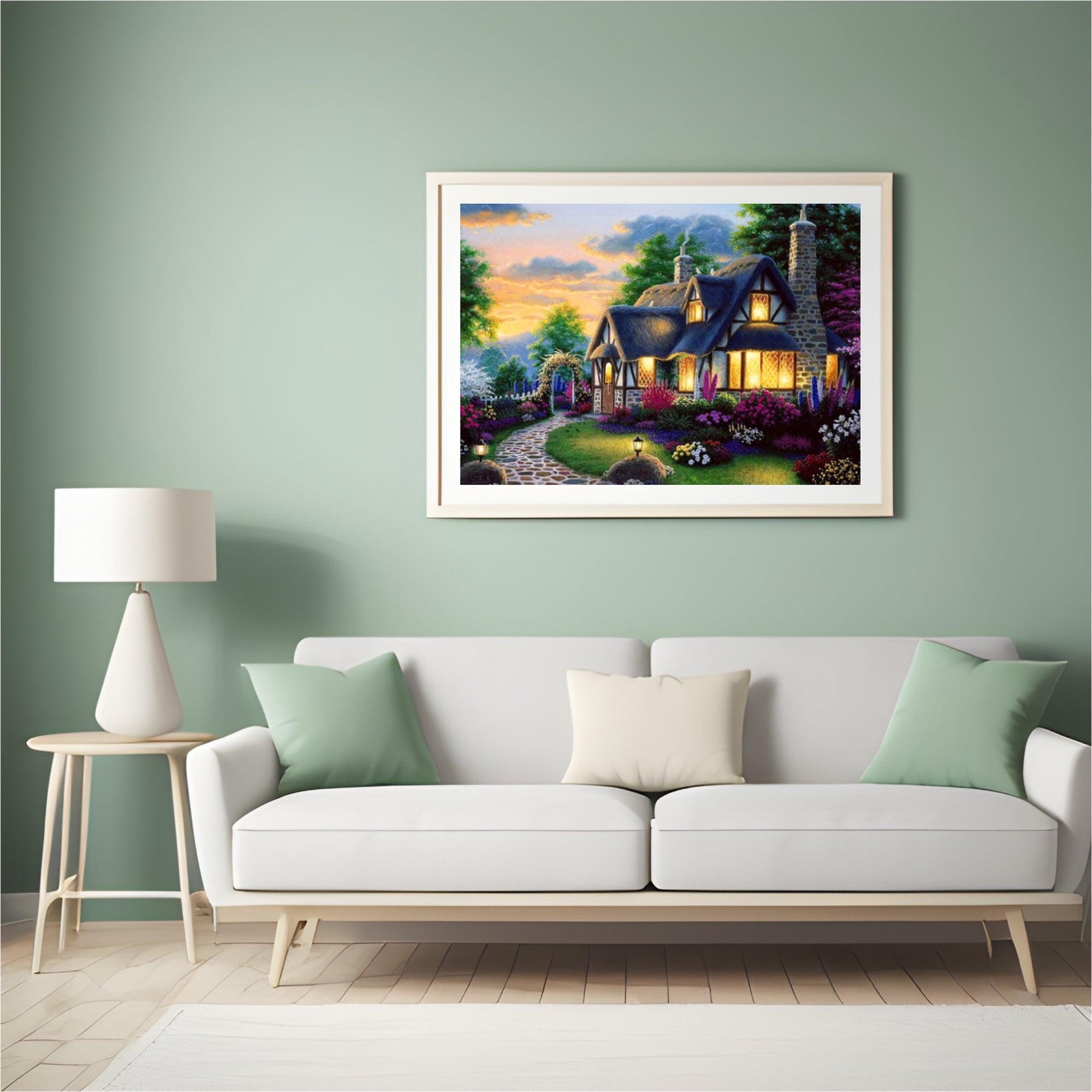 Diamantmaling Bjerghus og Have - SEOS Shop ®