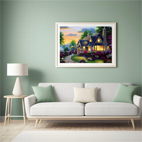 Diamantmaling Bjerghus og Have - SEOS Shop ®