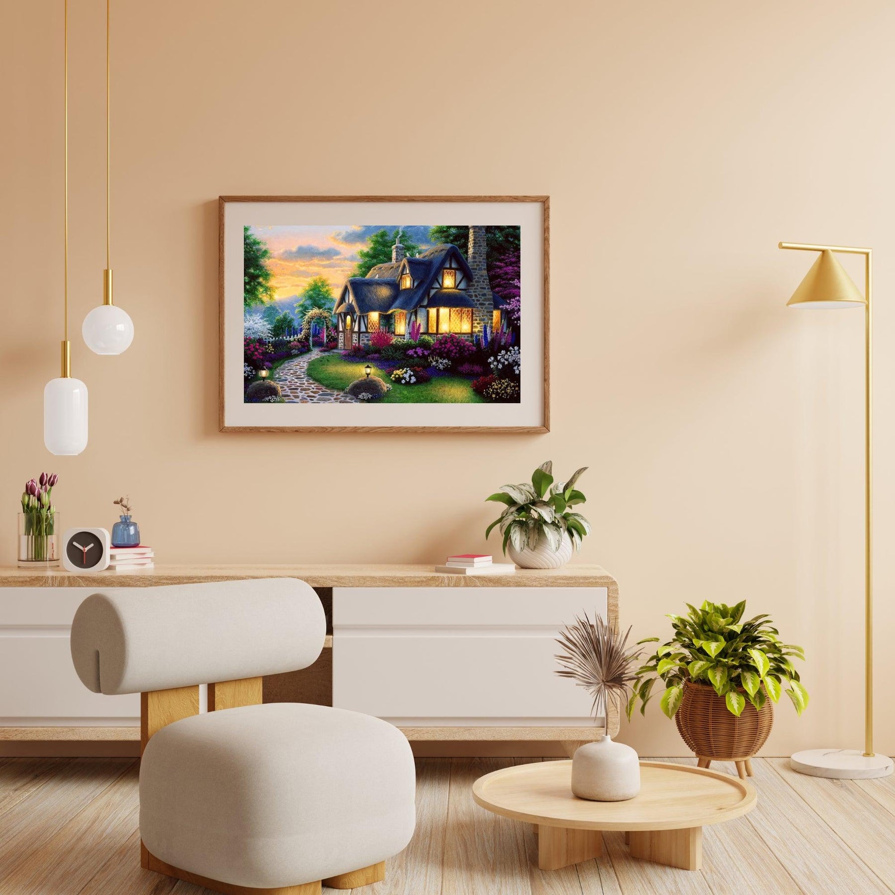 Diamantmaling Bjerghus og Have - SEOS Shop ®