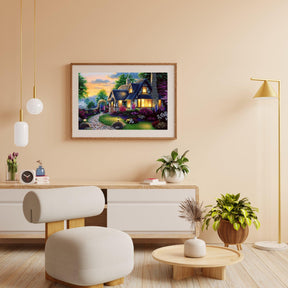 Diamantmaling Bjerghus og Have - SEOS Shop ®