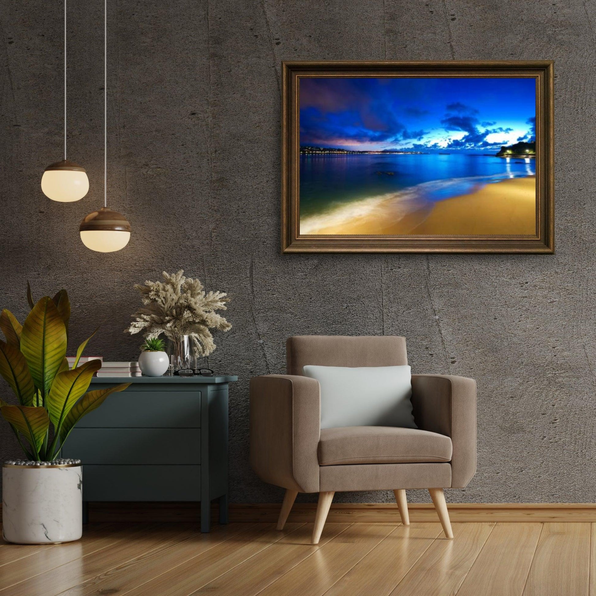 Diamantmaleri Blå himmel på stranden – SEOS Shop ®