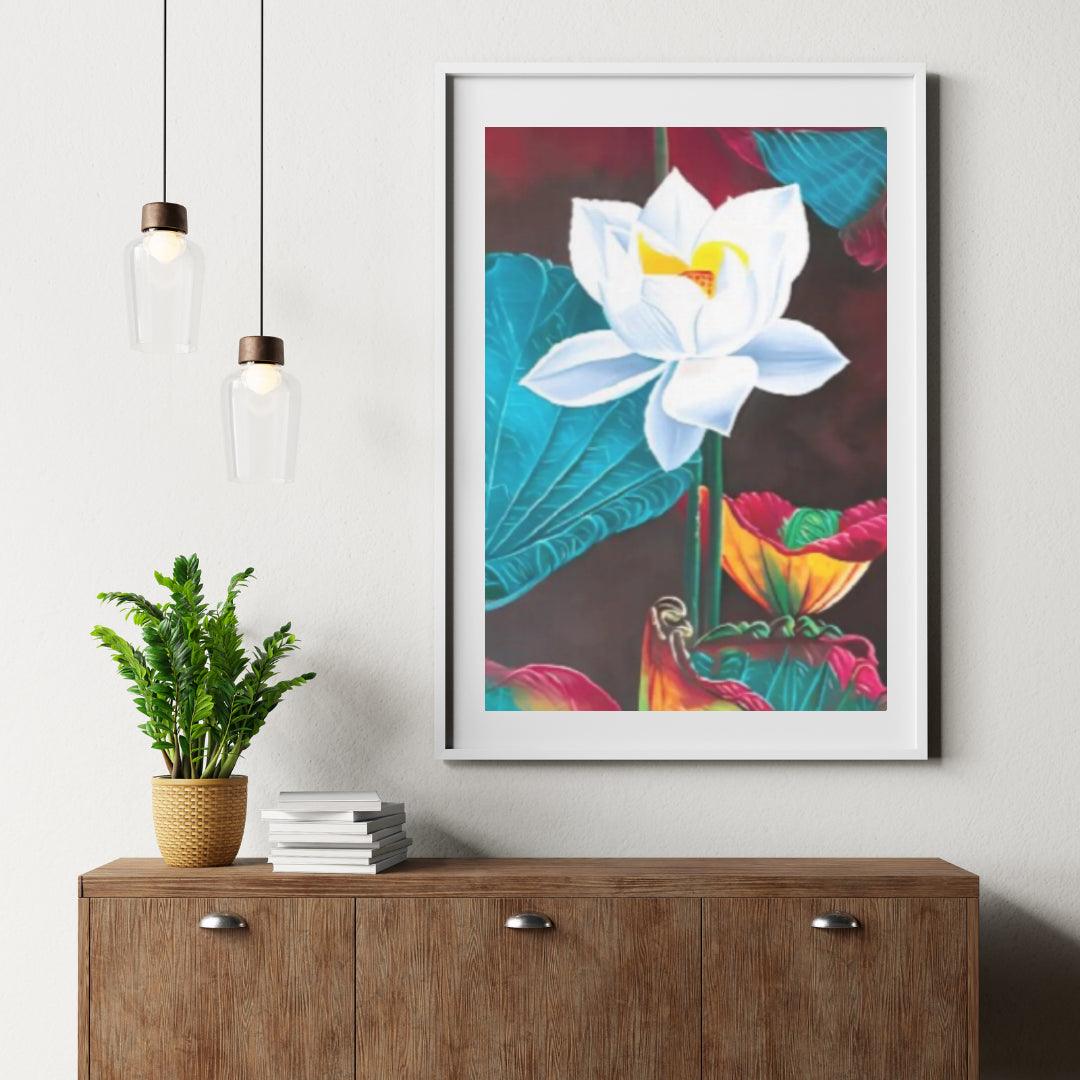 Diamantmaling Blomsterplade - SEOS Shop ®