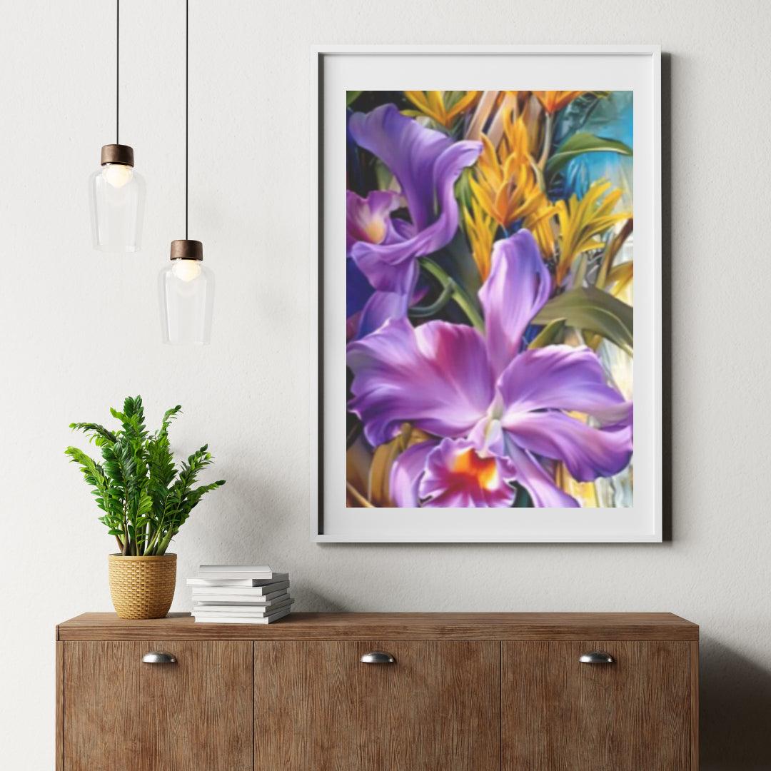Diamantmaling Blomsterplade - SEOS Shop ®