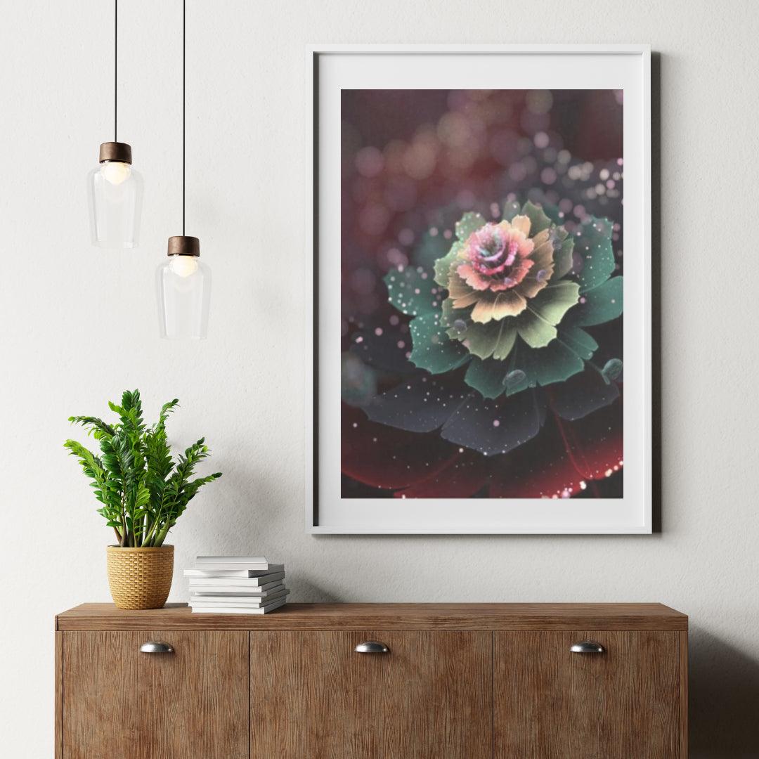 Diamantmaling Blomsterplade - SEOS Shop ®