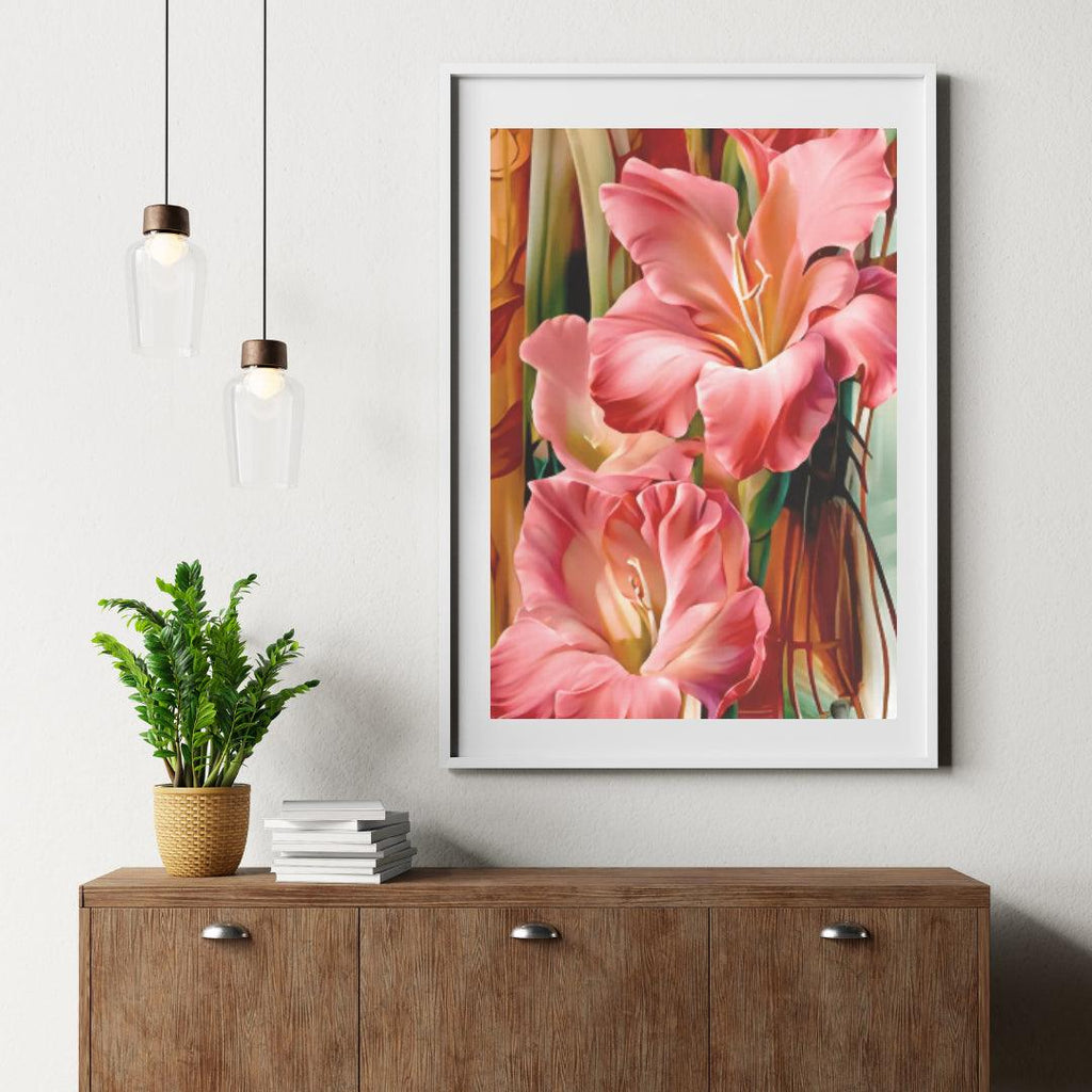 Diamantmaling Blomsterplade - SEOS Shop ®