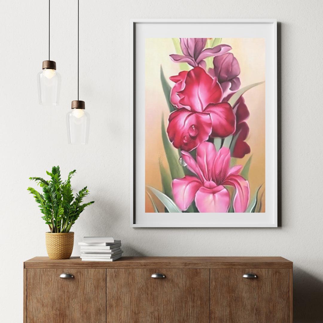 Diamantmaling Blomsterplade - SEOS Shop ®