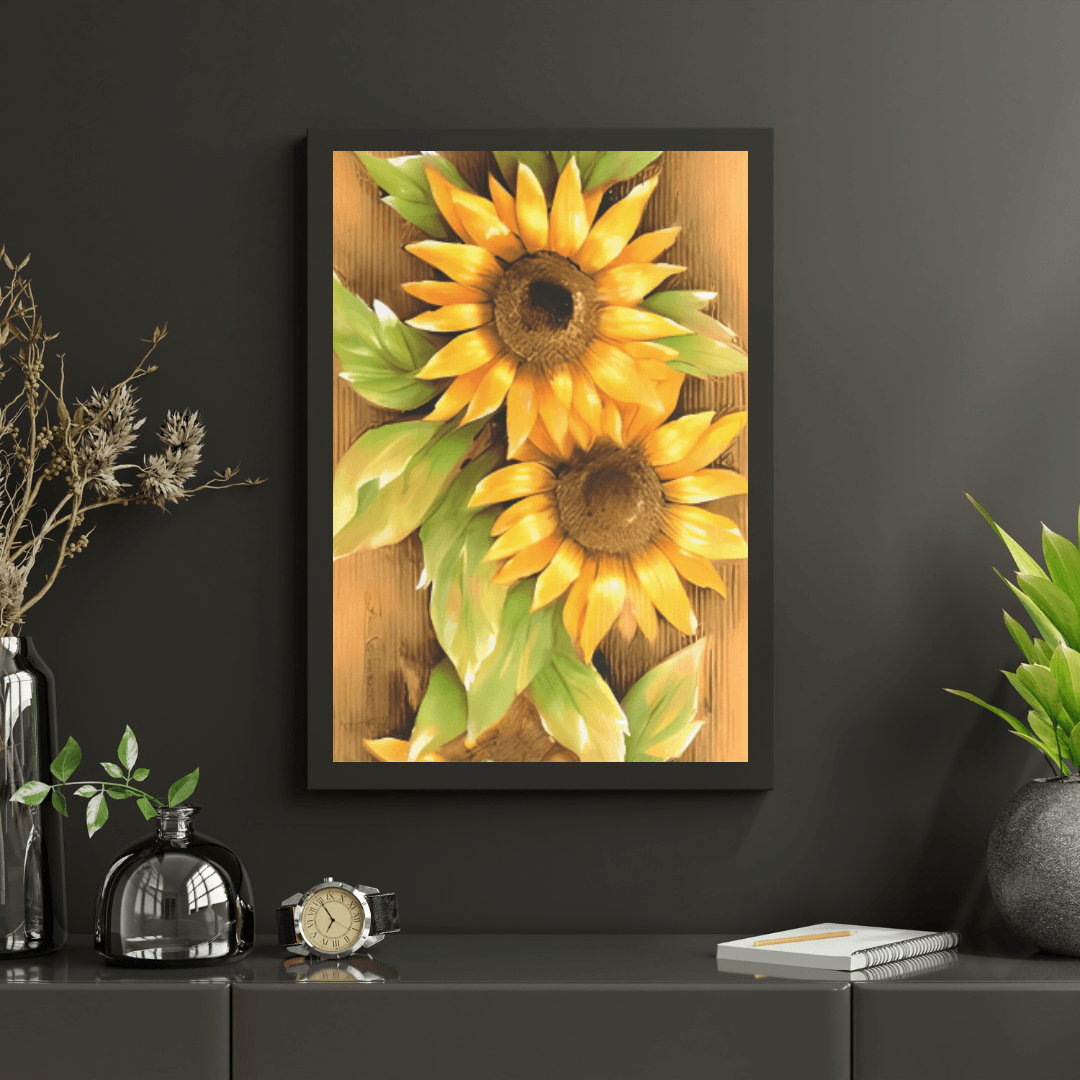 Diamantmaling Blomsterplade - SEOS Shop ®