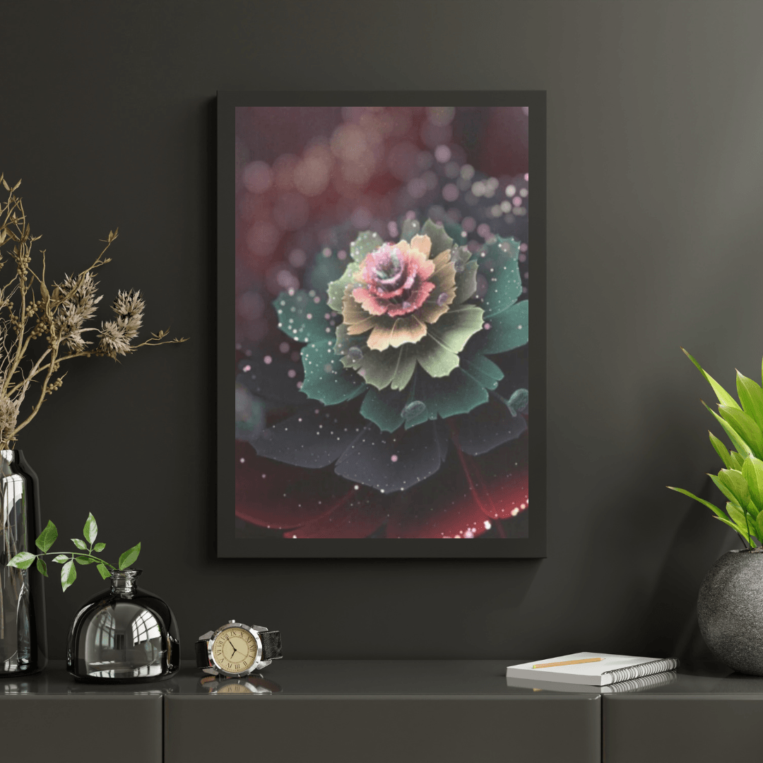 Diamantmaling Blomsterplade - SEOS Shop ®