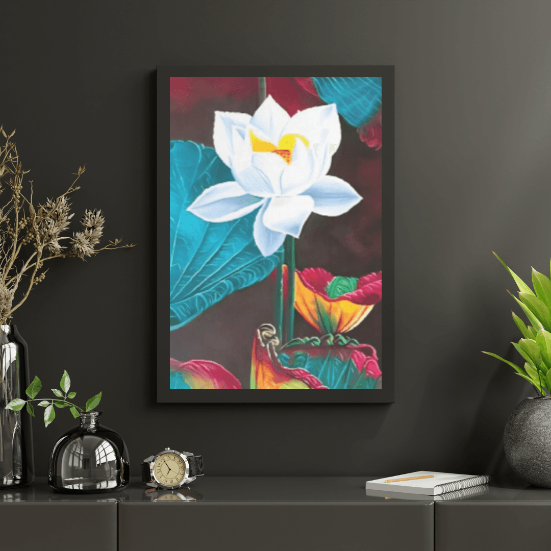 Diamantmaling Blomsterplade - SEOS Shop ®