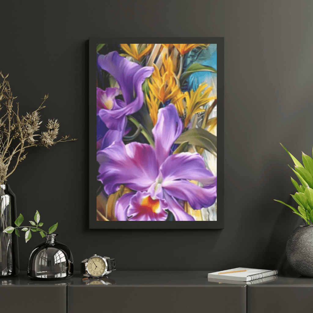 Diamantmaling Blomsterplade - SEOS Shop ®