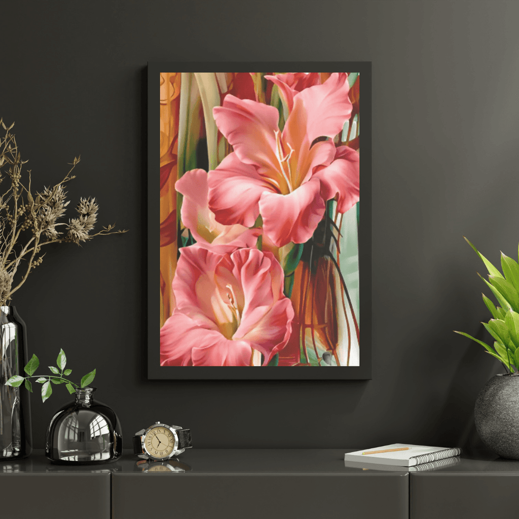 Diamantmaling Blomsterplade - SEOS Shop ®
