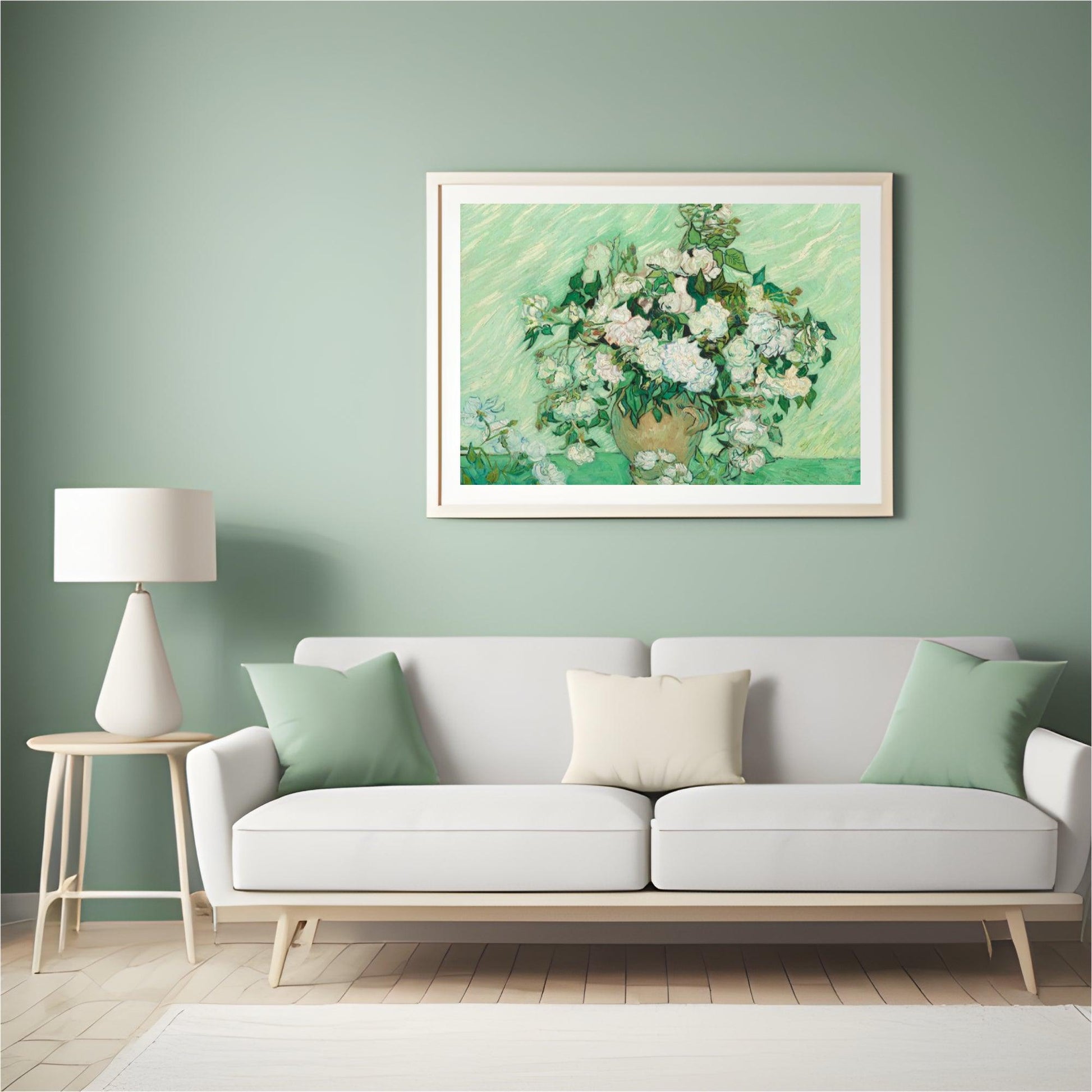 Diamantmaling Blomster i en bakke af Van Gogh - SEOS Shop ®