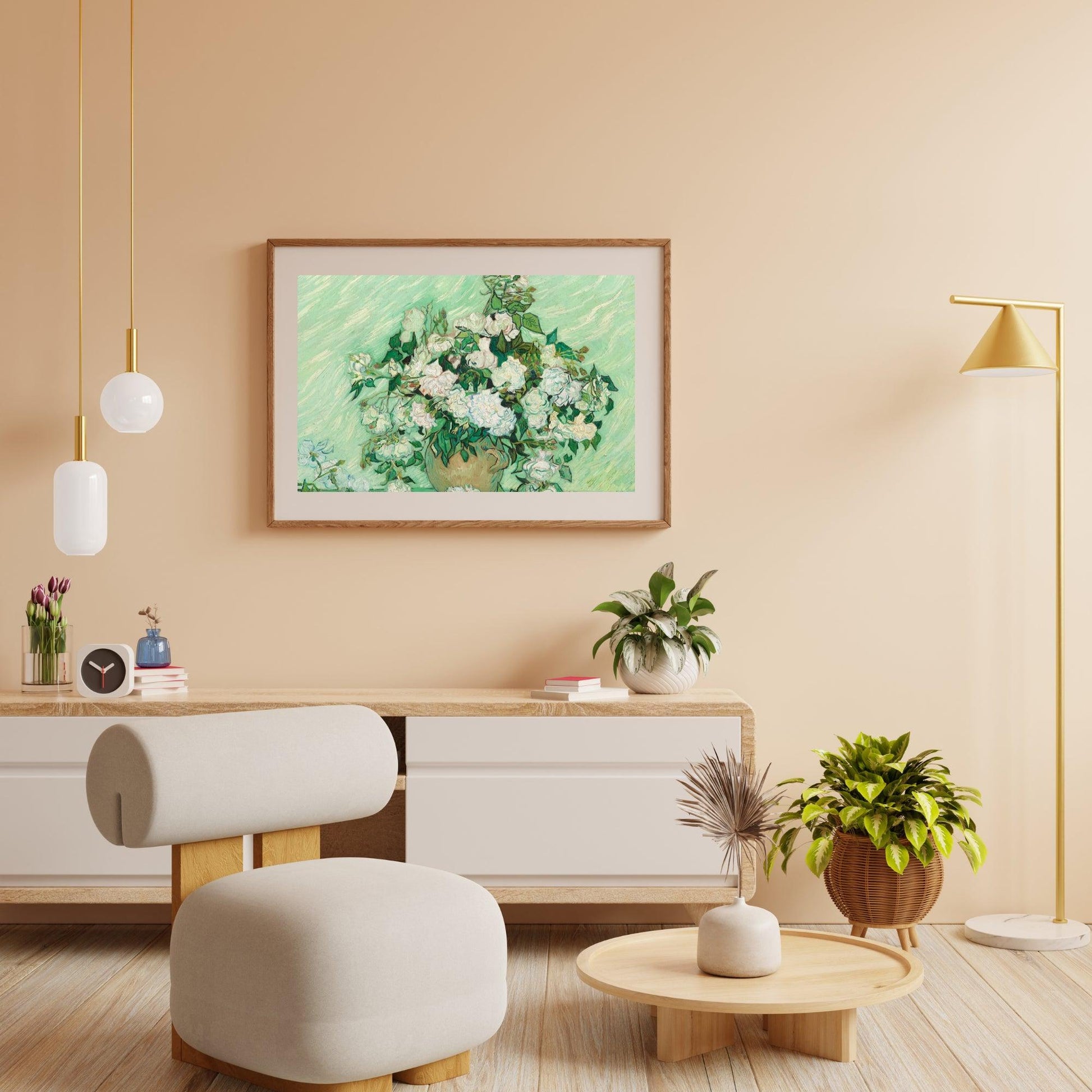 Diamantmaling Blomster i en bakke af Van Gogh - SEOS Shop ®