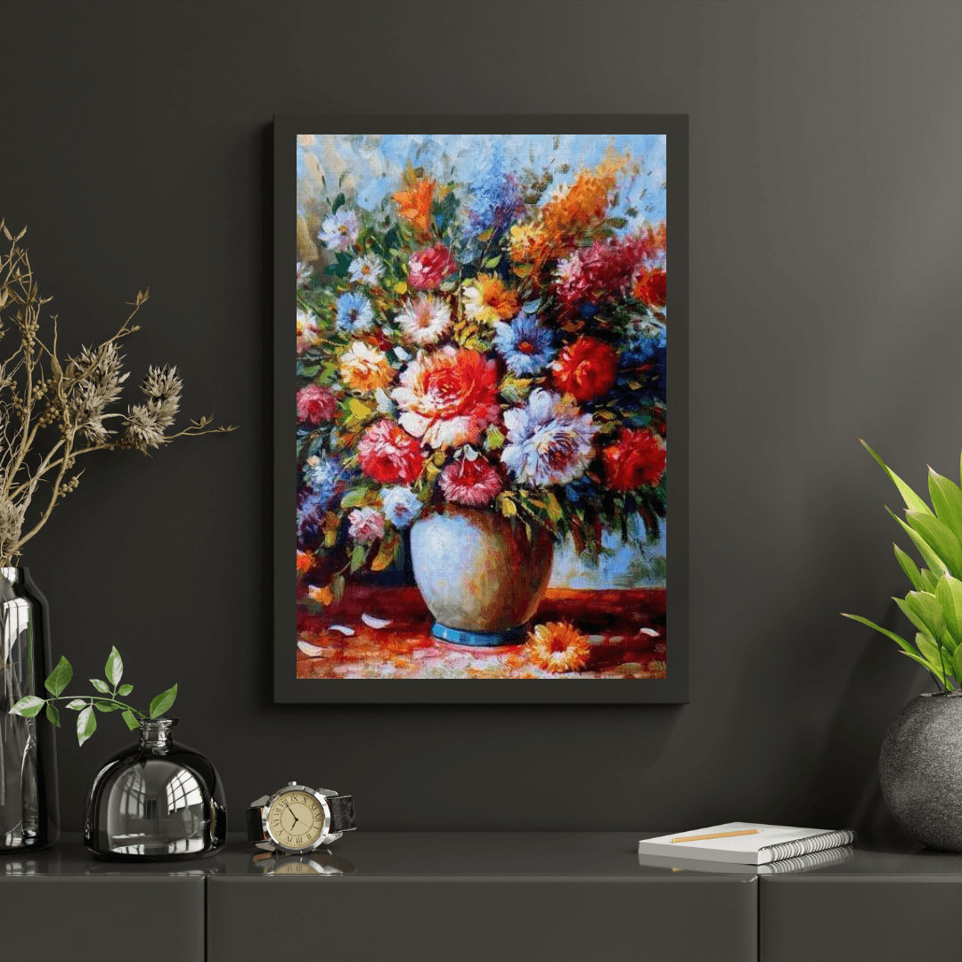 Diamantmaling Blomster i Vase - SEOS Shop ®