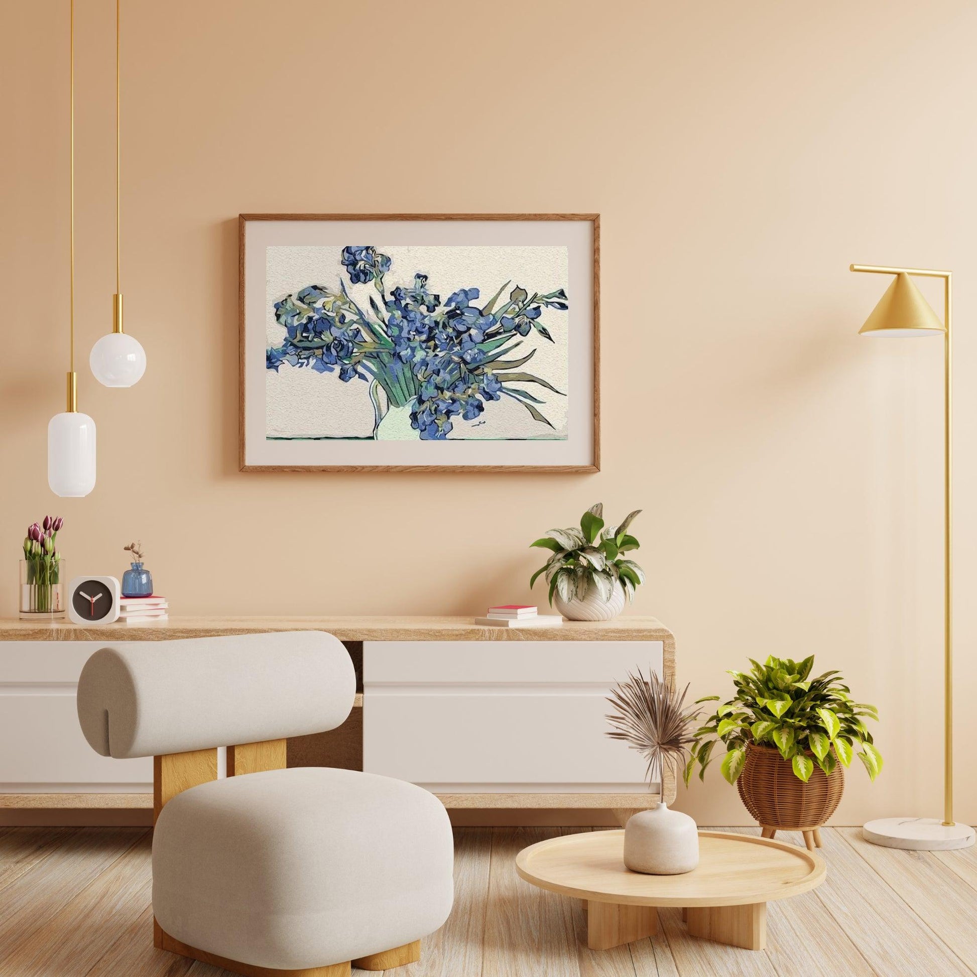 Diamantmaleri Blomster i vase Van Gogh - SEOS Shop ®