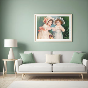 Diamantmaling Blomsterpiger - SEOS Shop ®
