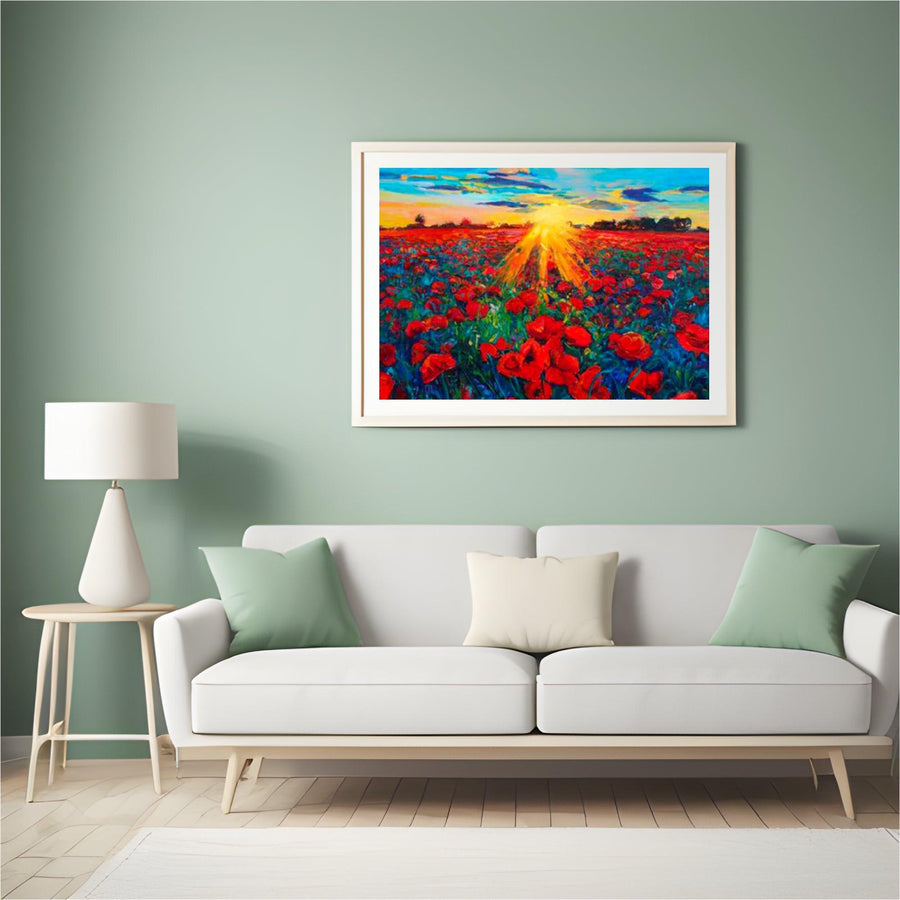 Diamantmaleri Blomstermark Paradis - SEOS Shop ®