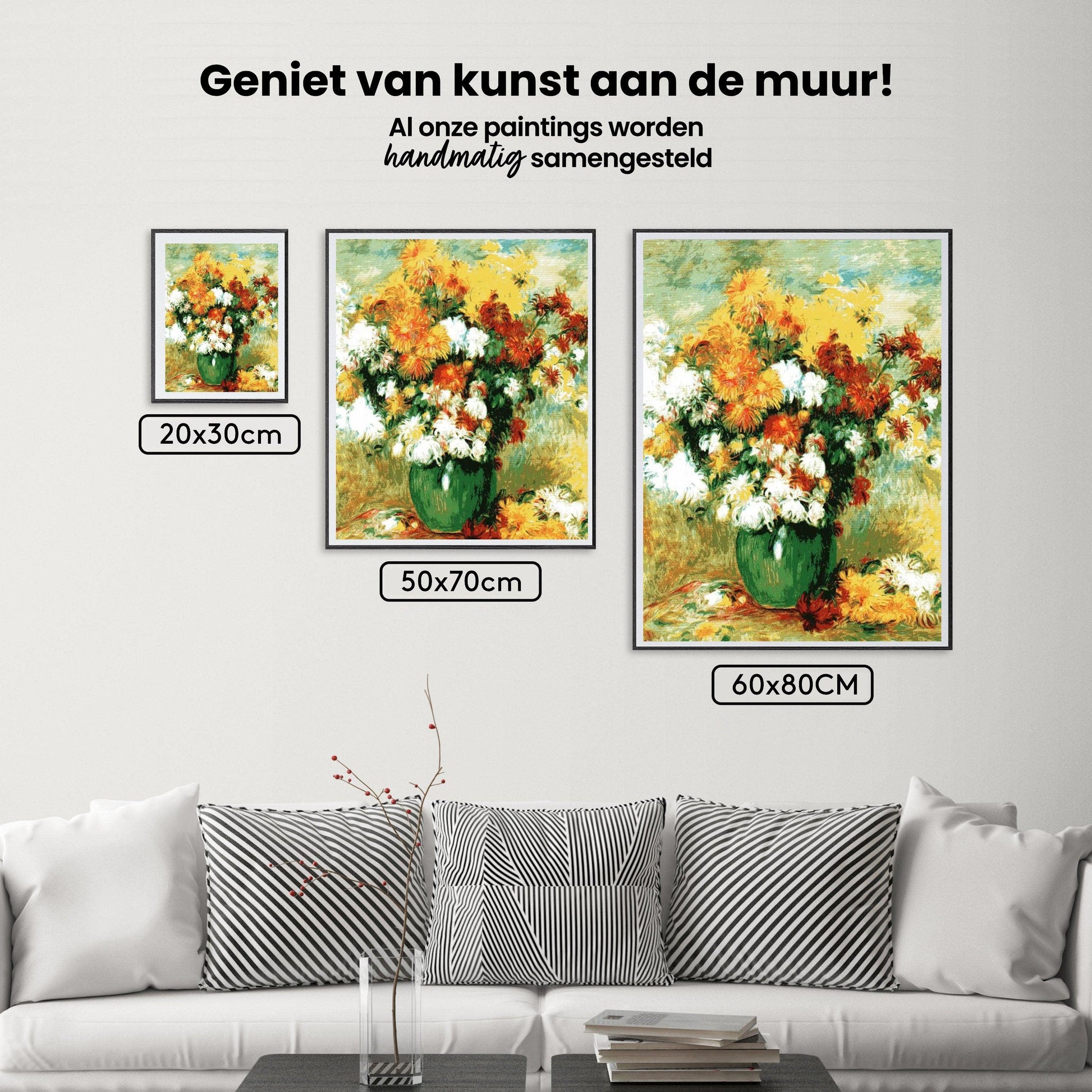 Diamantmaling Buket af krysantemum - SEOS Shop ®