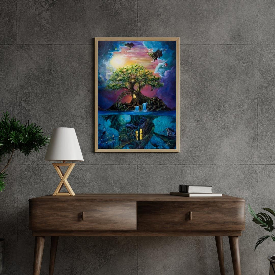 Diamantmaling Træ i skyer - SEOS Shop ®