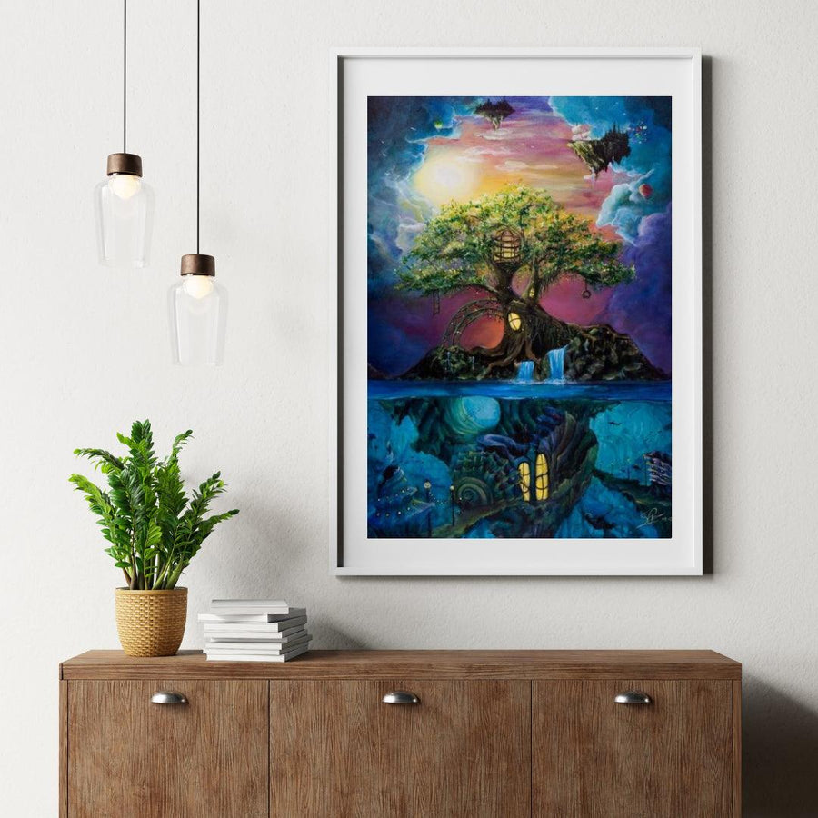 Diamantmaling Træ i skyer - SEOS Shop ®