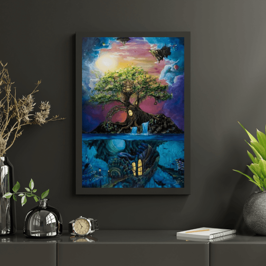 Diamantmaling Træ i skyer - SEOS Shop ®