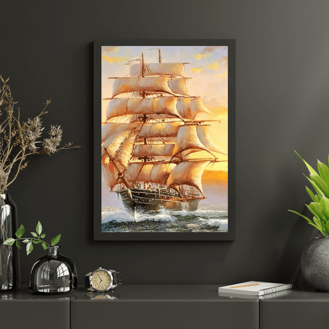 Diamantmaling Båd - SEOS Shop ®