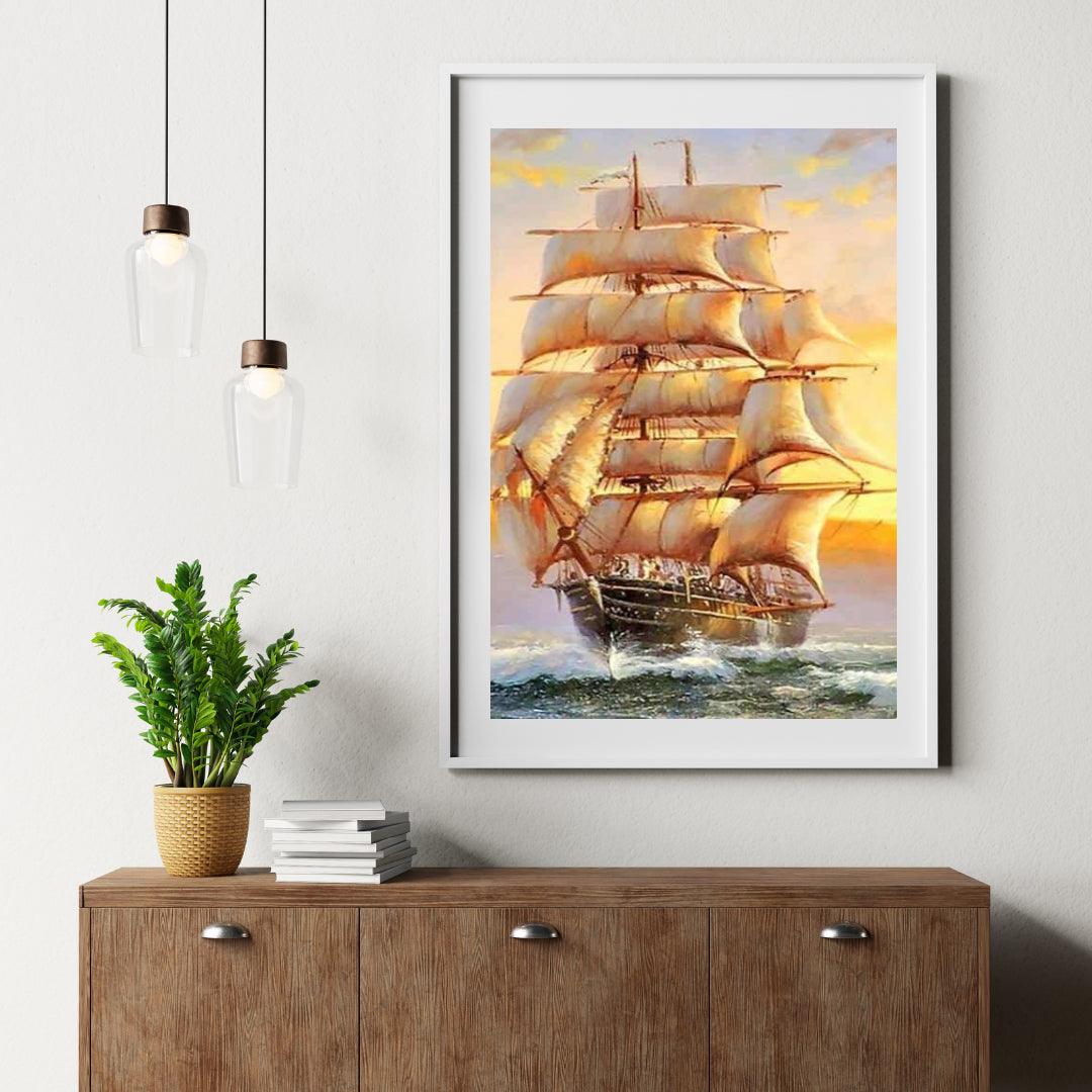 Diamantmaling Båd - SEOS Shop ®