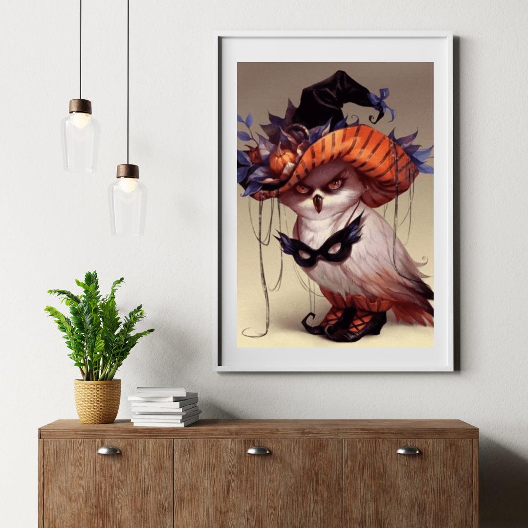 Diamantmaling Vred Ugle med Halloween - SEOS Shop ®