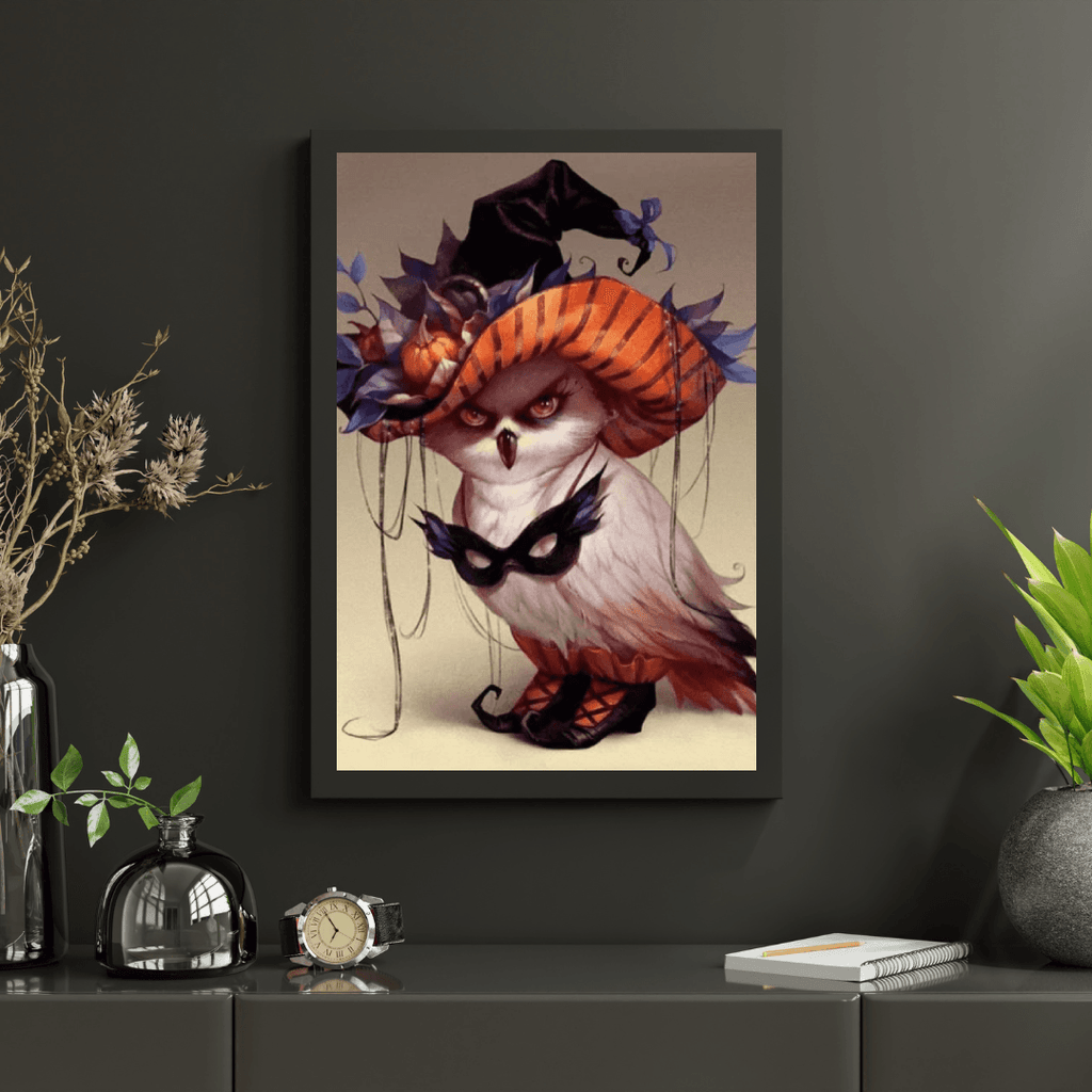 Diamantmaling Vred Ugle med Halloween - SEOS Shop ®
