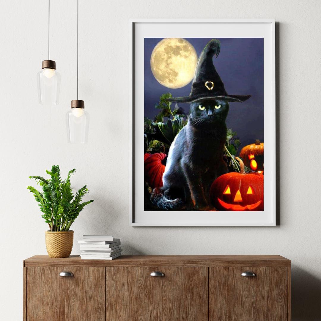 Diamantmaling Den Sorte Kat - SEOS Shop ®
