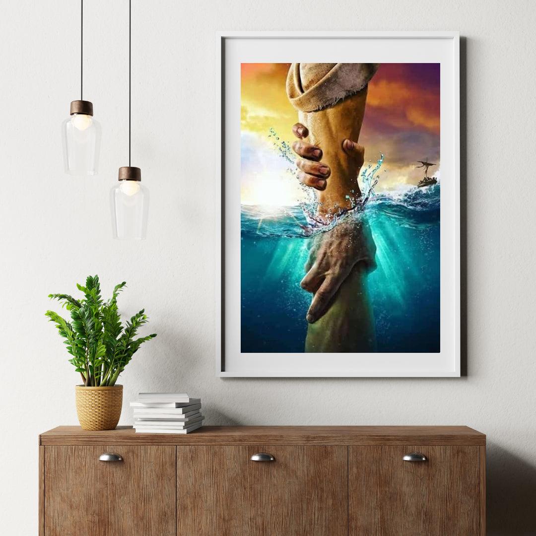 Diamantmaleri Guds Jesu hånd - SEOS Shop ®