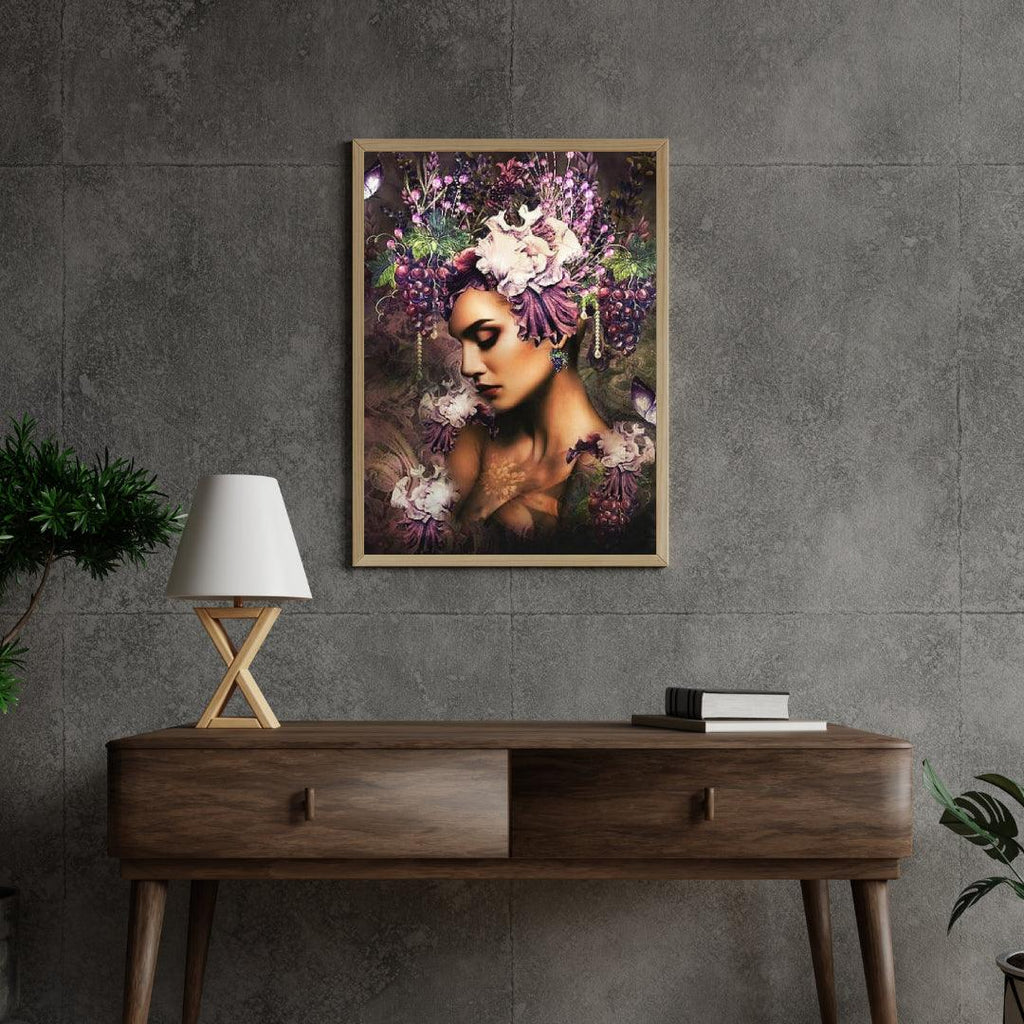 Diamantmaleri Druer Kvinder Med Sommerfugl - SEOS Shop ®