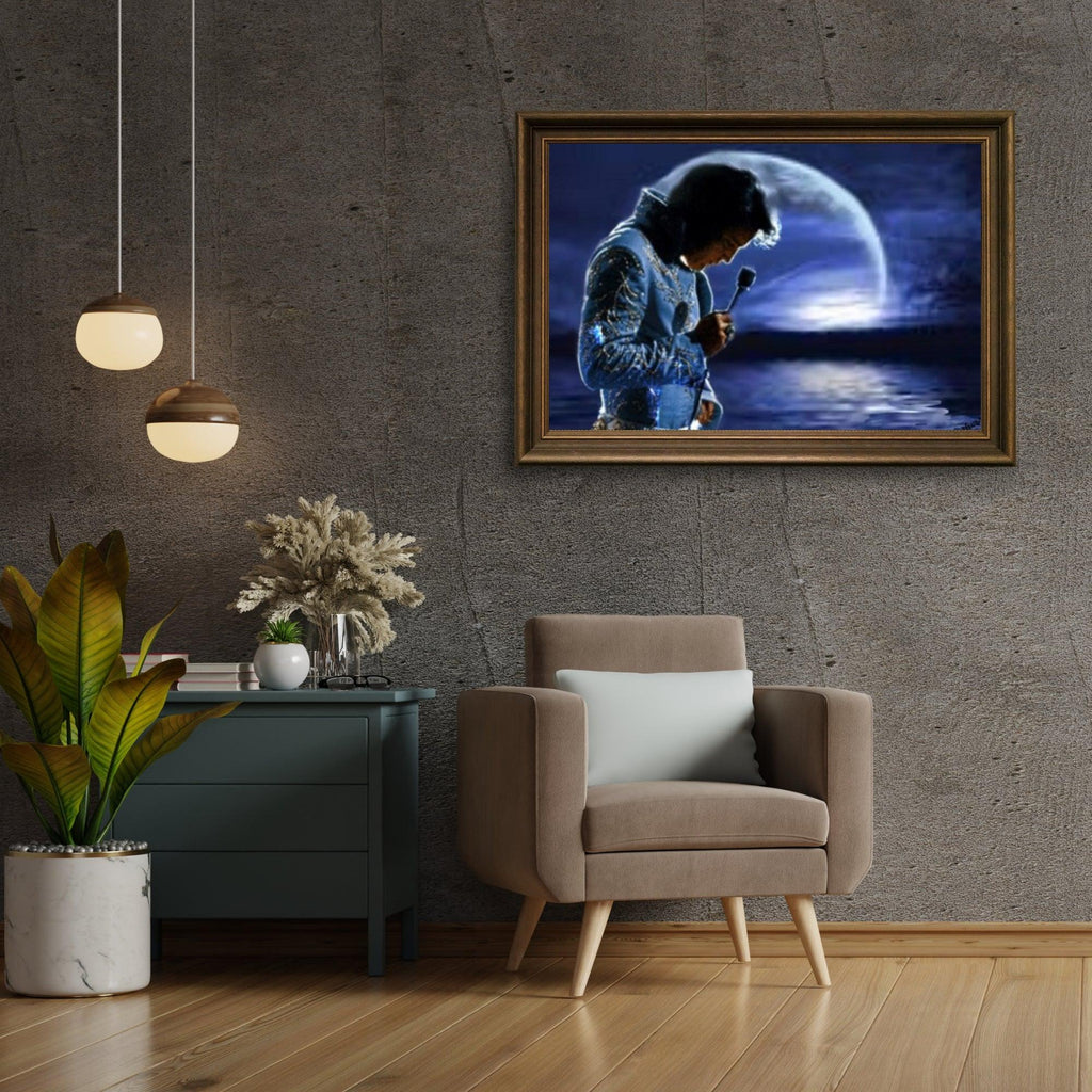 Diamantmaleri Elvis Presley om aftenen - SEOS Shop ®