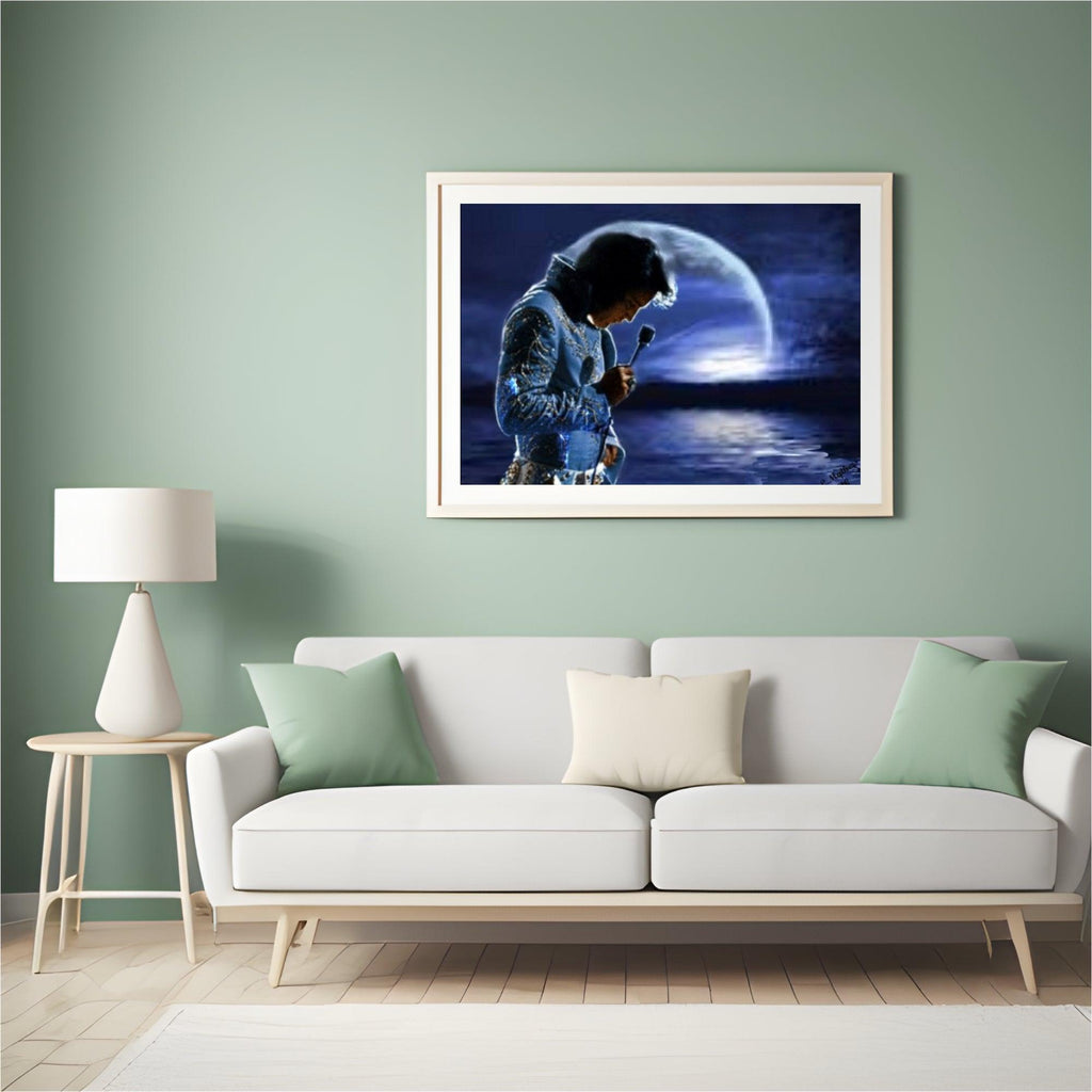 Diamantmaleri Elvis Presley om aftenen - SEOS Shop ®