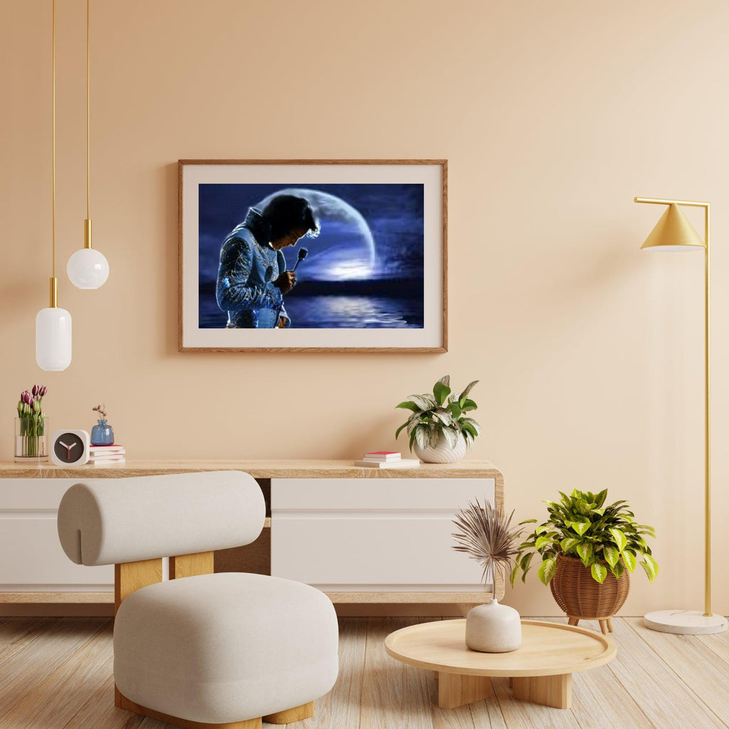 Diamantmaleri Elvis Presley om aftenen - SEOS Shop ®