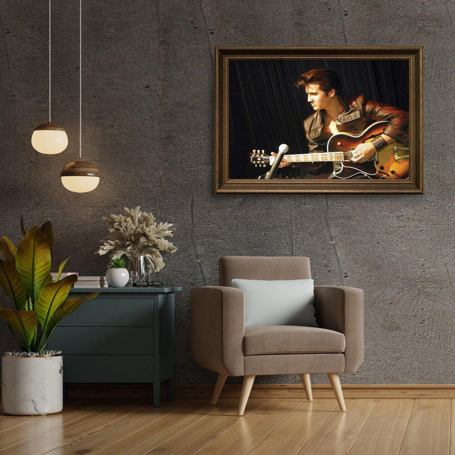 Diamantmaleri Elvis Presley med guitar - SEOS Shop ®