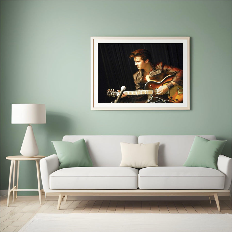 Diamantmaleri Elvis Presley med guitar - SEOS Shop ®