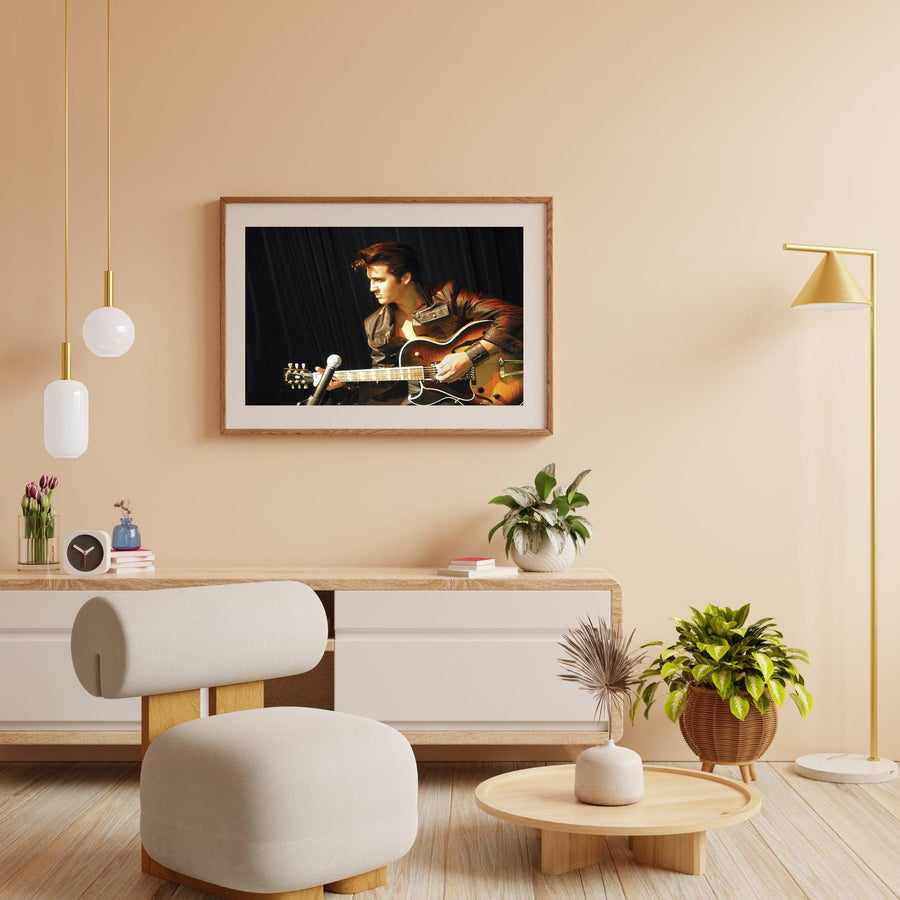 Diamantmaleri Elvis Presley med guitar - SEOS Shop ®