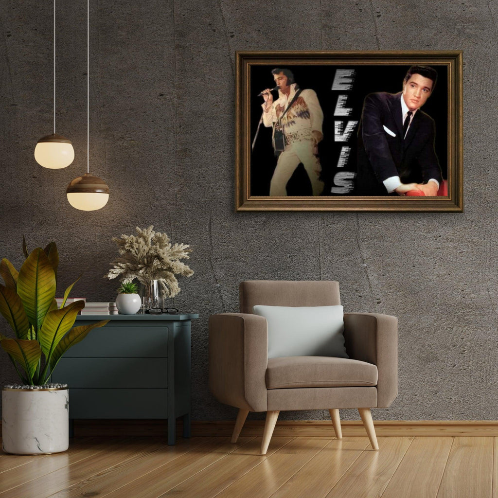 Diamantmaleri Elvis Presley to faser - SEOS Shop ®