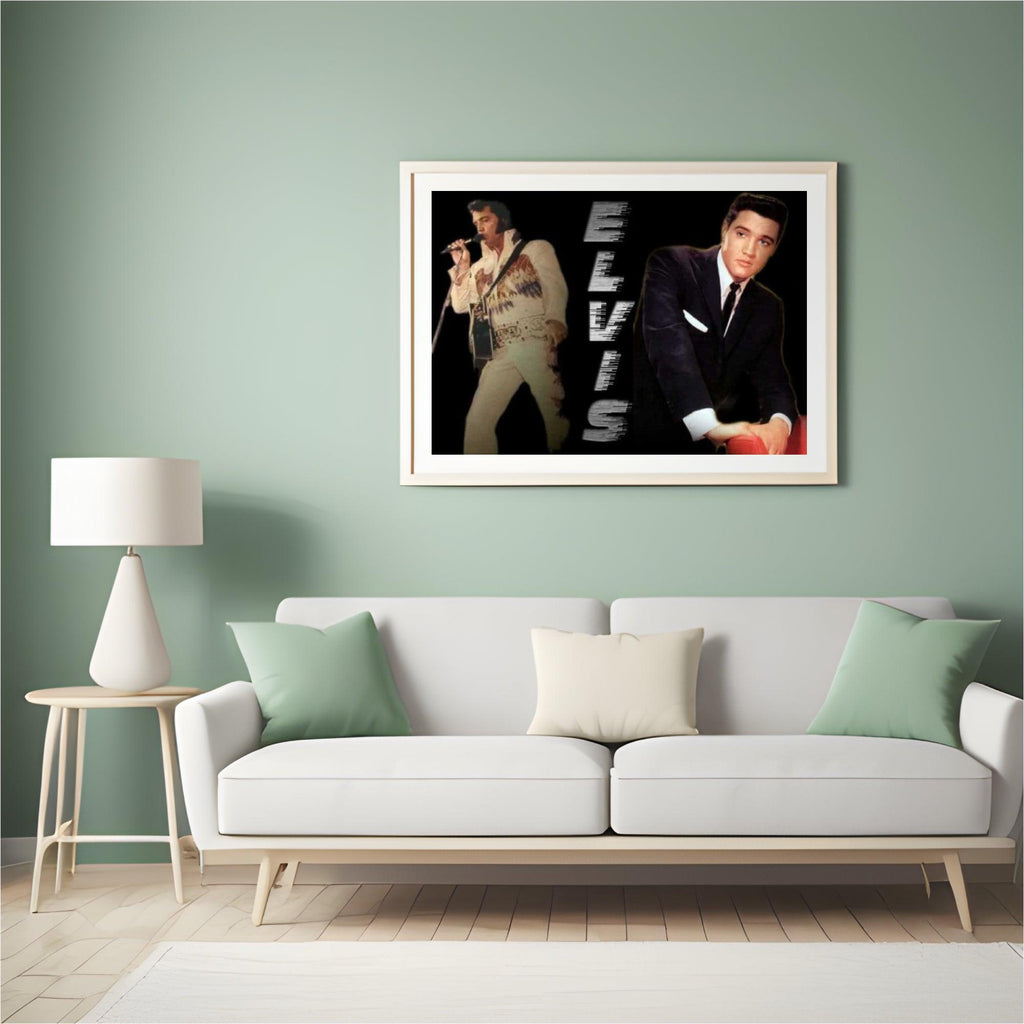 Diamantmaleri Elvis Presley to faser - SEOS Shop ®