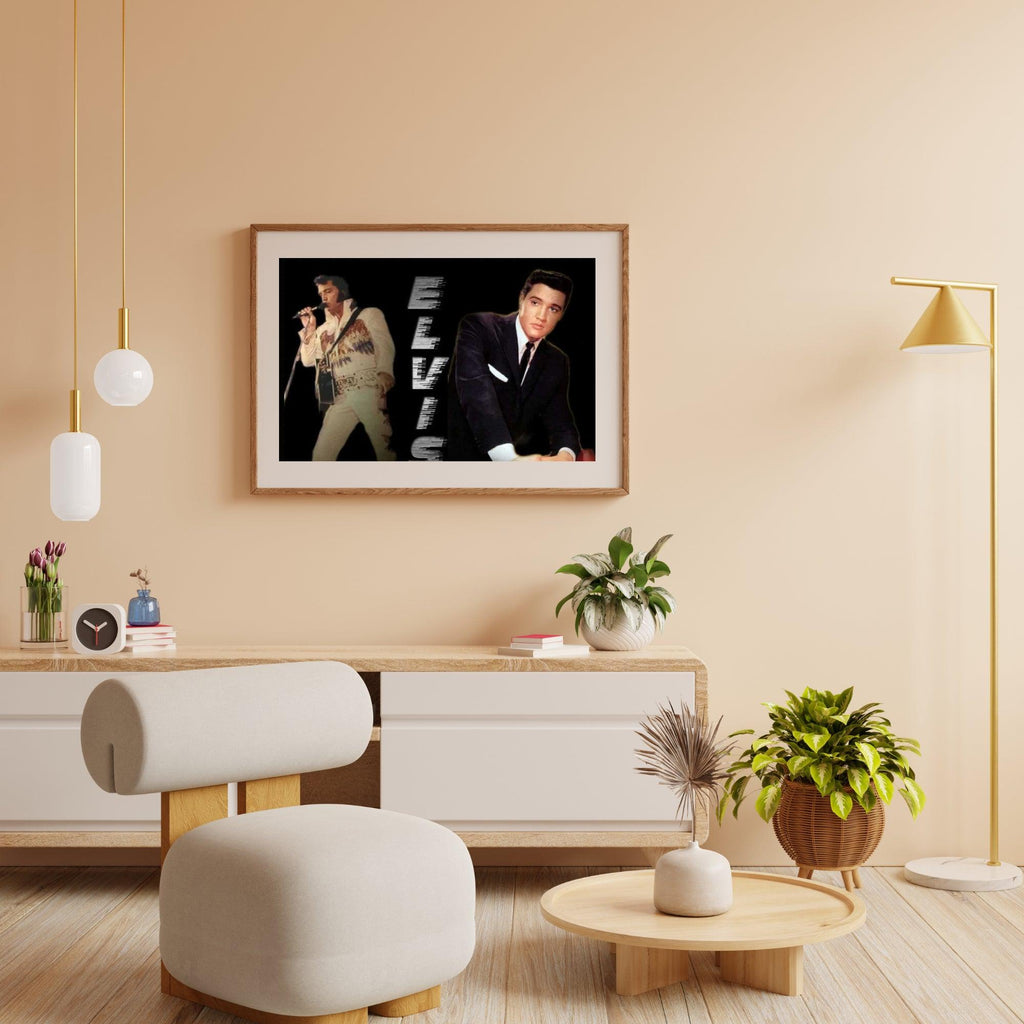 Diamantmaleri Elvis Presley to faser - SEOS Shop ®