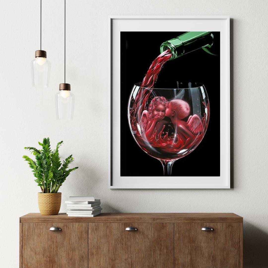 Diamantmaling Englekys - SEOS Shop ®