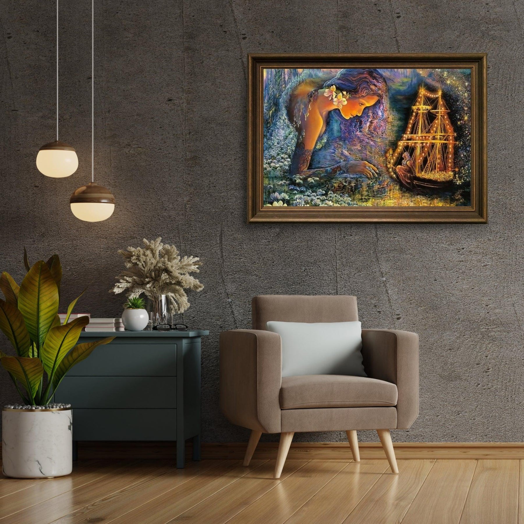 Diamantmaling Feer i den magiske båd - SEOS Shop ®