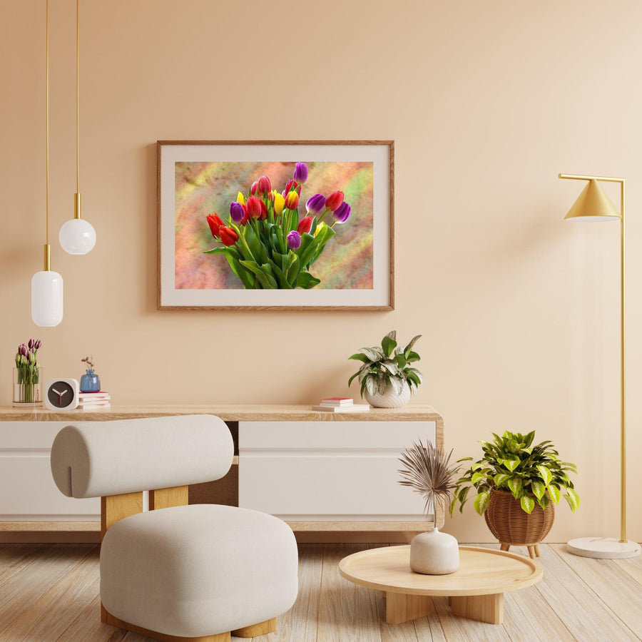 Diamantmaling Farvede Tulipaner - SEOS Shop ®