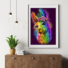 Diamantmaleri Sjov Lama - SEOS Shop ®