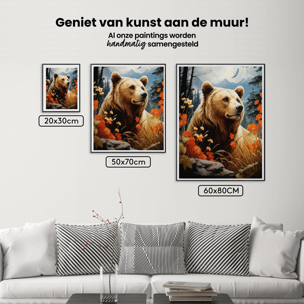 Diamantmaling Grizzlybjørn - SEOS Shop ®
